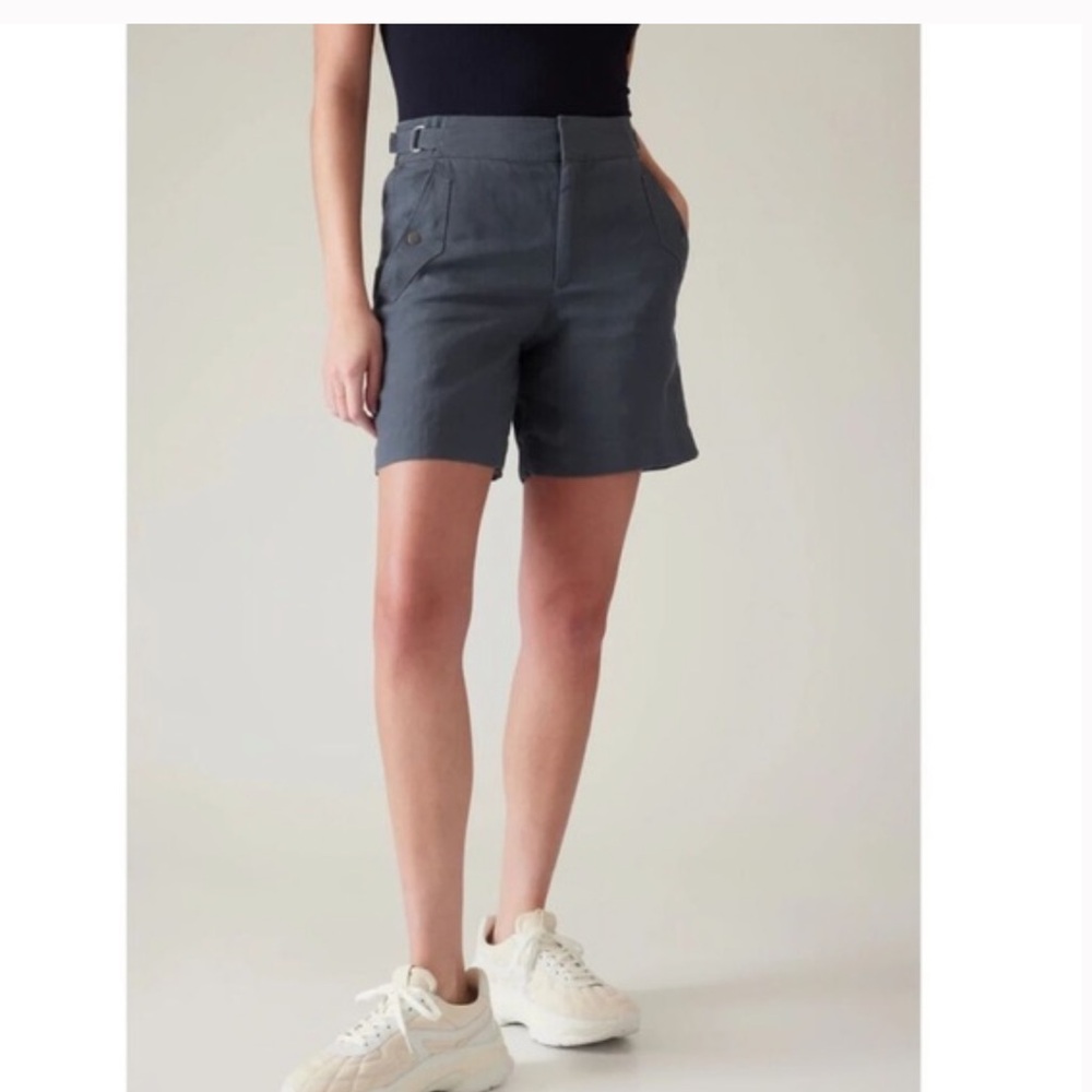 NWT Athleta Voyage Linen Shorts